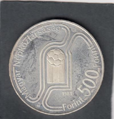 Beschrijving: 500 Forint SOCCER 82